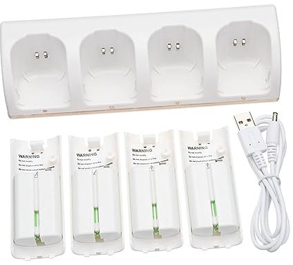 DOITOOL Cargador De Batería Ranuras De Carga De Batería para Uso Casa o Viajes