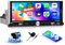 OiLiehu 1+32G Android 13 Autoradio 1 Din avec CarPlay Android Auto sans Fil, 6,9“ IPS Écran Tactile Poste Radio avec GPS WiFi Lien Miroir Bluetooth FM/RDS EQ USB Type-C SWC Caméra Arrière