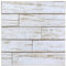 COMSTICKC 3D Wandpaneele Selbstklebend Holzoptik Weiß,10 Stück 30x30 cm, 3D Wandverkleidung Selbstklebend Holzoptik Tapete 3D PVC Wandpaneele für Innenwanddekoration