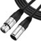sourcing map 7ft 7 Pin XLR Cable XLR Male to Female Adapter Microphone Cable for Stage Studio Cable