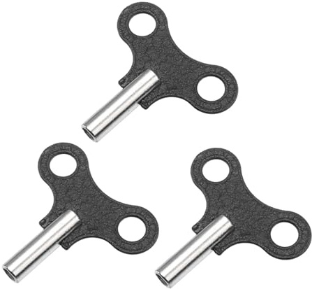 FOMIYES Aufzugsuhrschlüssel Edelstahl 4,4mm 3 Stück Aufziehschlüssel für Pendelwanduhren Uhr Reparaturwerkzeug für Mechanische Uhren