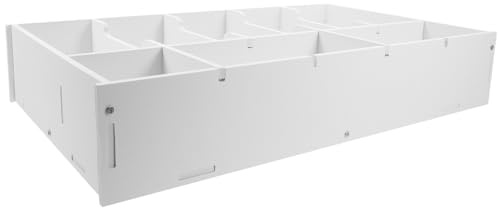 SOIMISS Portable Cash Drawer Tray Compartment PVC Coin Organizer and Money Insert Sturdy Currency Storage Box for Bills and Cash Easy Assembly Multipurpose Organizer for Desks