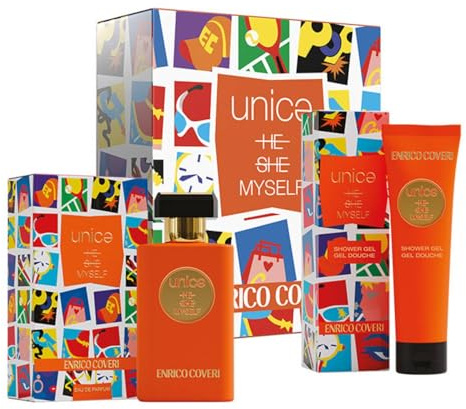 Enrico Coveri Unic Myself Geschenkset Unisex Eau De Parfum 100 ml und Duschgel 300 ml