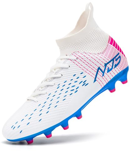 Mokayu Fußballschuhe Herren High Top Professionelle Fussballschuhe Jugendliche Athletics Trainingsschuhe Outdoor Sport Kunstrasen Football Schuhe Fußball Stiefel Unisex