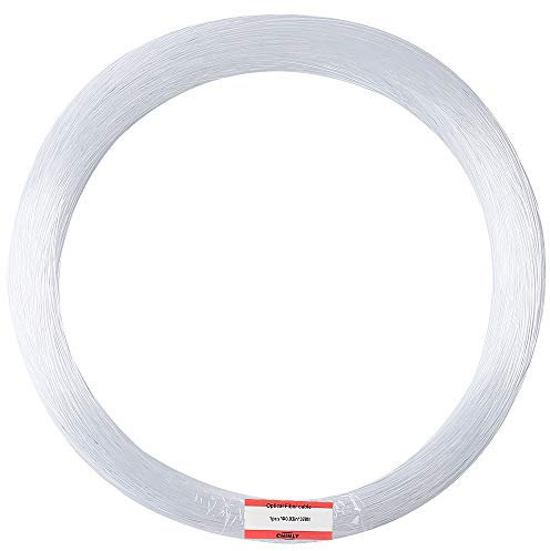 CHINLY 0,75 mm 100M / rollo de cable de fibra óptica de plástico resplandor final de PMMA de la estrella del cielo del techo hasta el final conductor llevado luz del motor