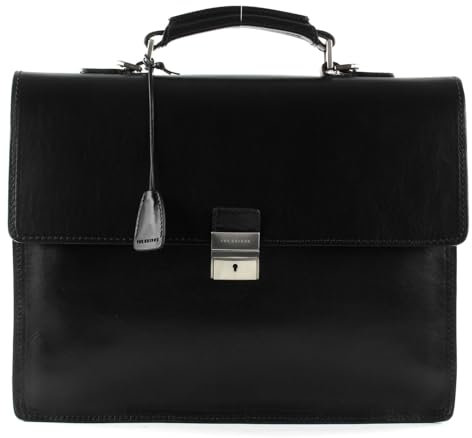 The Bridge Williamsburg - Aktentasche Leder 40 cm black