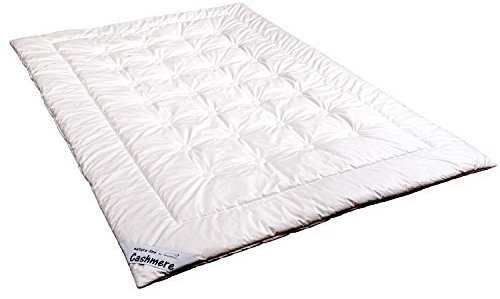 Walburga Bettdecke, Steppbett Nature line Edelhaar 4 WP Cashmere Duo 200 x 200 cm warm