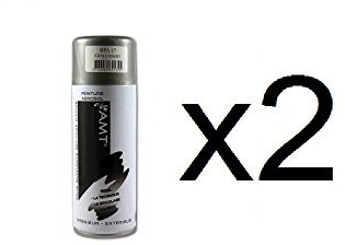 Lot de 2 bombes de peinture Aérosol Gris Ciment