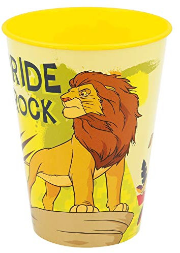 Stor 89207 Lion King 'Classic' Kleiner Kunststoffbecher langgläser, Nicht zutreffend, Schwarz