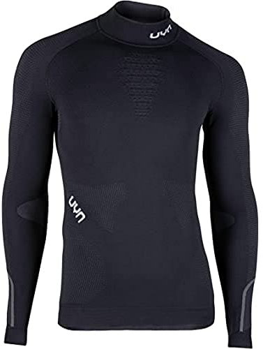UYN Herren Ambityon Uw undertrøje Damen Unterhemd, Blackboard/Black/White, S-M EU