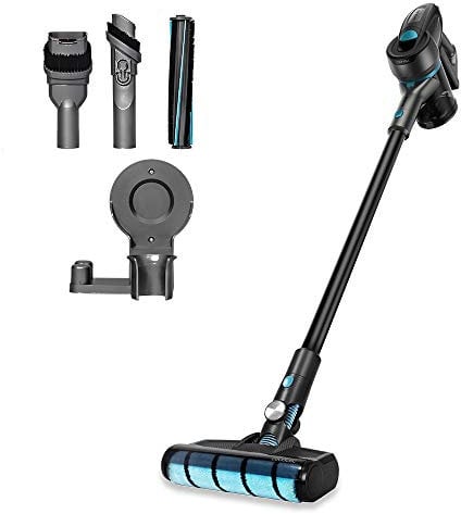 Cecotec Aspirador Escoba Sin Cable Conga Rockstar 500 X-Treme, Sin Bolsa, 3 en 1: Vertical, Escoba y de Mano, Motor Digital Brushless, 430W Potencia, 24KPA, hasta 65 min Autonomía, Máxima eficiencia
