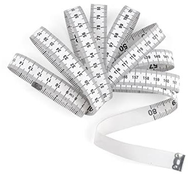 WINTAPE 205CM Maßband Weiß (205cm, Weiß)