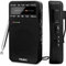 PRUNUS J-166 Radio portable AM FM, radio à piles avec lumière de réglage, clip arrière, excellente réception, radios AM FM portables, radios transistors