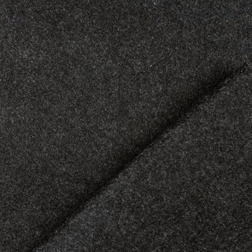 STOFFKONTOR Bastelfilz Filz Stoff Stärke 4,0 mm Breite 45 cm - Meterware, Farbe Anthrazit - zum Basteln und Dekorieren