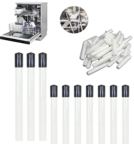 JinYu Stielglas-Halter, Weinglasschutz, Geschirrspüler-Aufsatz, 28 cm, 24 cm, 21 cm, 17 cm, 11,5 cm, Universal-Geschirrspüler-Regal, Zinken-Reparatur-Endkappen, 20 Stück