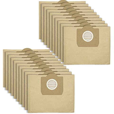 BIHARNT 20 sacchetti per aspirapolvere WD3 per aspirapolvere Kärcher WD3/MV3/A2201/2204/2504/2554/2251/2604, 6.959-130.0