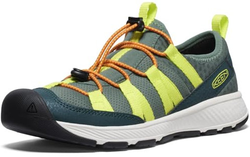 KEEN Motozoa Sneaker, Sea Moss/Scarlet Ibis, 29 EU
