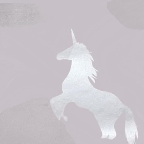 SOPHIE LAURENCE Girls Pink Unicorn Wallpaper - Silver Metallic Shimmer Children Kids Wallpaper - Solid Thick Heavy Duty Designer Textured Wallpaper