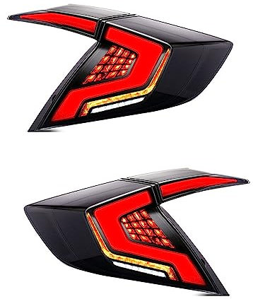 OQHAIR rückleuchten Nebelscheinwerfer, Rückleuchten, Rückleuchten, Rauch, sequentielle Rückleuchten Für Honda Für Civic 2016–2021 Limousine