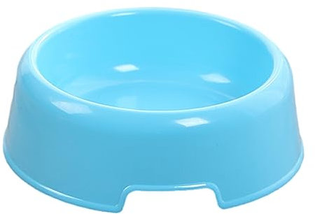 WUUISDNX Dog Bowls Healthy And Hygienic Solutions For Canine Companion Plastic Dog Bowls ABS Cat Bowls Pet Bowl Multifunctional, sky blue
