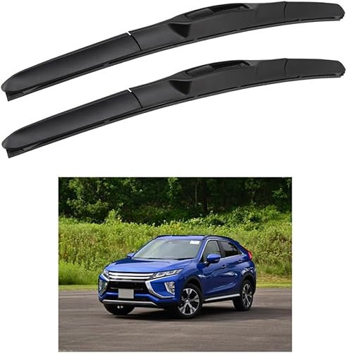 HESTAY Auto Scheibenwischer für Mitsubishi Eclipse Cross 24+20 2017-2019, HD Leiser Scheibenwischer Ohne Knochen,C
