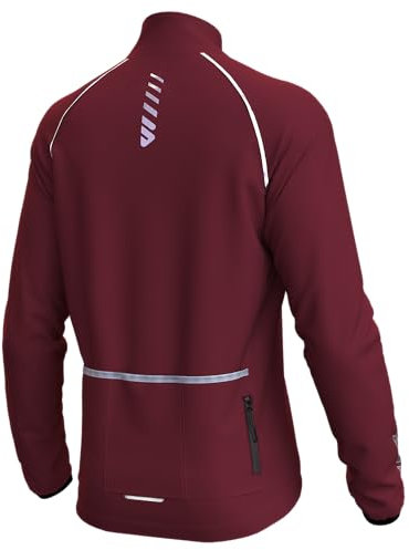 Lo.gas Herren Radsport Jacke Thermo Radjacke Herren Fahrradjacke Winter Fahrradbekleidung Fleece Radsport-Jacken für Winddichte Atmungsaktiv Laufjacke
