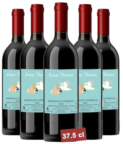 Vin Rouge demi bouteille 37,5 cl Anne Bournac de Coninck - Etiquette personnalisée bouteille vin personnalisée [ Bouteille de vin personnalise ] (6)
