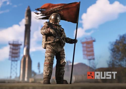 Displate - Poster aus Metal - Wall Art - Rust Game - Rust - The Survivor - Size M - 32x45cm Matt