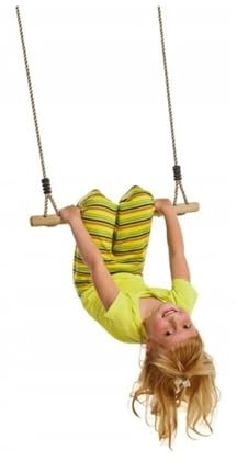 Kids Wooden Trapeze for Gymnastics, Climbing Frame, Playhouse, Garden Play Set