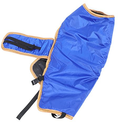 Kisangel 1Stk Weste Tierkleidung Kalb Kleidung Tier Winterkleidung Tiermantel Kalb Mantel Schaffellmantel Hundekostüme Wadenwarme Kleidung Weide liefert warme Kuhkalbskleidung Samt Blue