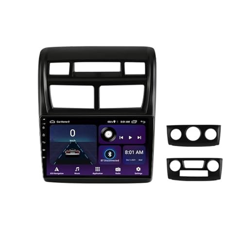 ZCRKEJI Android 12 Autoradio Stereo Radio per K-ia Sportage 2 2008-2010 9 Supporto Navigazione GPS Sat Navi WiFi 4G BT SWC RDS GPS con CarPlay Android Auto FM USB Telecamera di Backup (K3: 1G+16G)