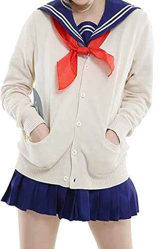 Antermaxier Anime Himiko Toga Cosplay Kostüm Japanische Schule JK Uniform Kleid Full Set für Halloween