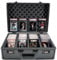 Hanured® 160+ 4 Reihe Graded Card Storage Box, Sammelkarten koffer für CSG, BGS, PSA Abgestufte Karten, mit herausnehmbaren Schaumstoffschlitzen und Zahlenschloss