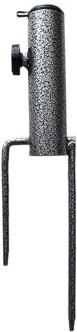 TANGPINGMAO Sombrilla de Playa Sand Anchor de 13,7 de Acero Resistente, Soporte para sombrilla de Suelo, Ajustable, para Patio, para Postes de 0,86 a 1,26 y artículos de jardín