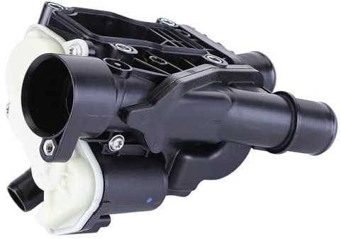 LICHENGTAI 9804160380 Thermostatgehäuse Thermostat Kompatibel für Kühlmittel Citroen C5 III Dieselmotor-Kühlmittel-Thermostatgehäuse Kompatibel für Ford Kühlmittelthermostat Kompatibel für Opel