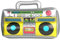FNA Fashions Inflatable Boom Box & Mobile Phone Blow up Retro 80s 90s Fancy Dress Party Accessories (Boom Box Only)