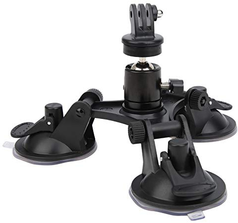 Yctze Support de Montage à Ventouse pour Caméras de Sport – Douille à Vis de 4 Pouces Compatible avec