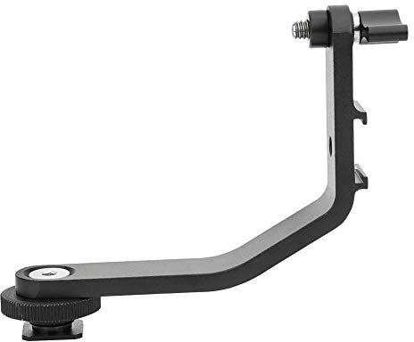 DSLR Camera Video Monitor Arm with L Bracket and Cold Shoe Mount for F5 F6 F6S S55 FW567 FW568