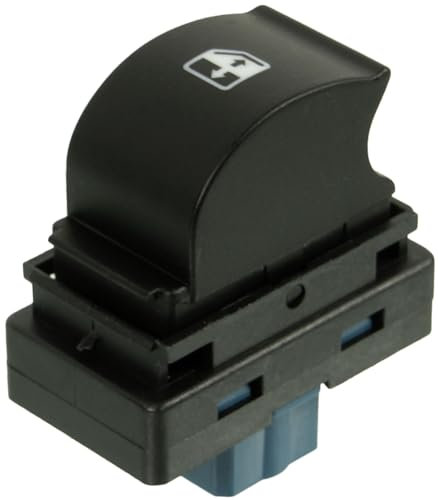 Taros Trade Interruptor De Elevalunas Delantero Single Pulsador Manual Con Conector De 4-Polos 1 Unidad
