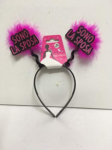 CERCHIETTO Sposa ADDIO AL NUBILATO Gadget idea regalo scherzo per matrimonio sposa sposi (Sono la sposa)