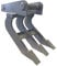 Roderechen MS01 Wurzelreche Feinwurzelschneide Minibagger Rechen Breite 30cm