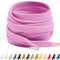 Laceter Lacets Plats Coton 8mm pour Baskets, Sneakers, Chaussures de Sport - Compatibles Nike, Adidas, Converse, Vans, New Balance - Fabriqués en Europe Résistants et Durables - Rose pale, 75 cm