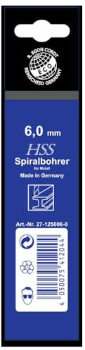 Dönges HSS-Spiralbohrer in Tasche, Ø 11 mm, 1 St. (Spiralbohrer Metallbohrer HSS)