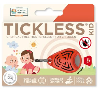 Tickless Kid Zeckenschutz für Kinder - Orange