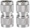 2PCS N-Typ-Steckverbinder, N-Typ-Stecker auf N-Typ-Stecker-HF-Koax-Antennenadapter, Wird häufig in HF-Anwendungen, Antennen, WLAN-Geräten, Koaxialkabeln und Wi-Fi-Radio verwendet