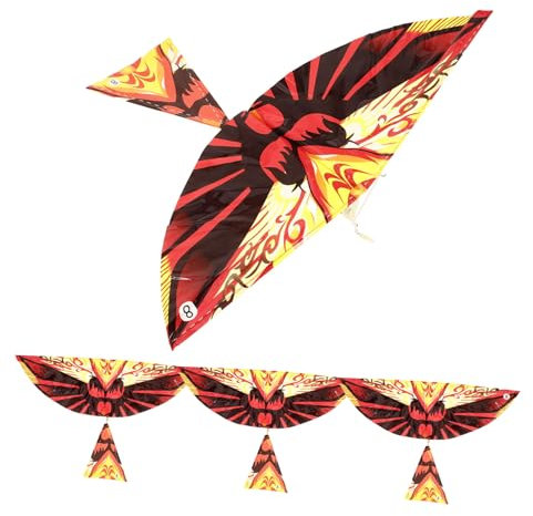 TOYANDONA 4pcs Rubber Band Power DIY Air Plane Ornithopter Birds Models (Random Style)