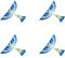 TOYANDONA 4pcs Rubber Band Power DIY Air Plane Ornithopter Birds Models (Random Style)