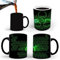 Hitzeempfindliche Tasse mit Farbwechsel, kreative Keramik-Kaffeetassen, 325 ml, Geschenk für Kinder, Halloween, Weihnachten, Geburtstag, Mutter, Vater, Freund (Periodensystem der Elemente)