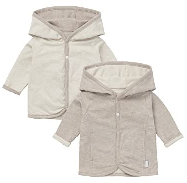 Noppies Baby U Cardigan Rev Bonny Maglione, Tortora Melange-P757, 68 Unisex-Bimbi