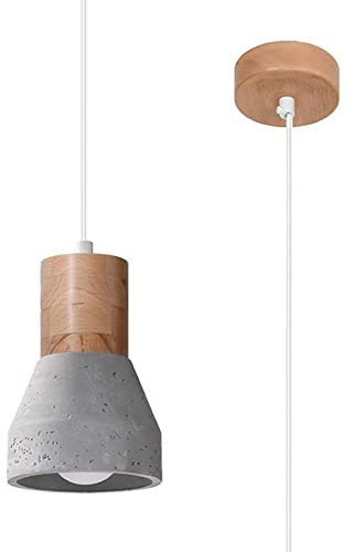SOLLUX Pendelleuchte QUBIC grau L: 100, B: 100, H: 1200, E27/60W, dimmbar